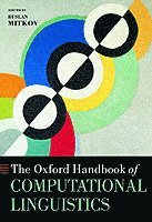 bokomslag The Oxford Handbook of Computational Linguistics