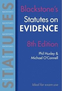 bokomslag Statutes On Evidence