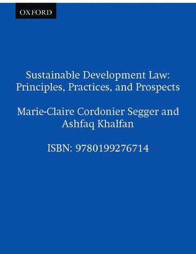 bokomslag Sustainable Development Law