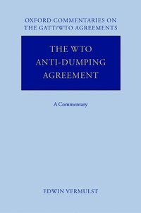 bokomslag The WTO Anti-Dumping Agreement