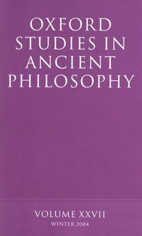 bokomslag Oxford Studies in Ancient Philosophy XXVII