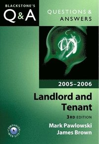 bokomslag Q&amp;A: Landlord and Tenant 2005-2006