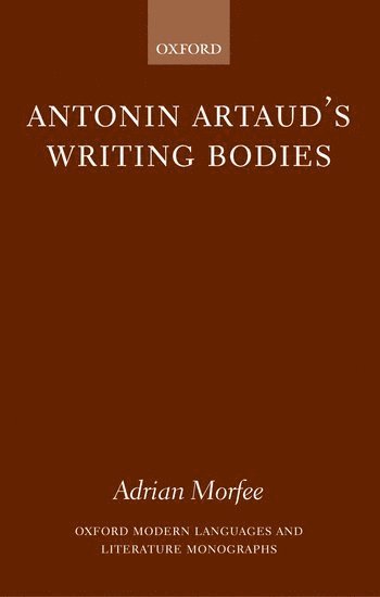 bokomslag Antonin Artaud's Writing Bodies