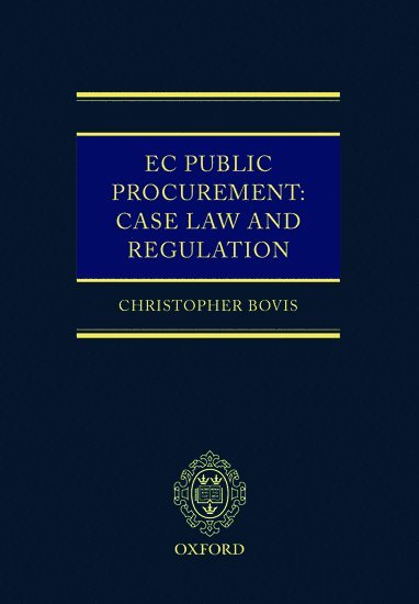 EC Public Procurement: Case Law and Regulation 1