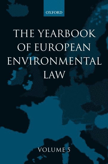 bokomslag The Yearbook of European Environmental Law