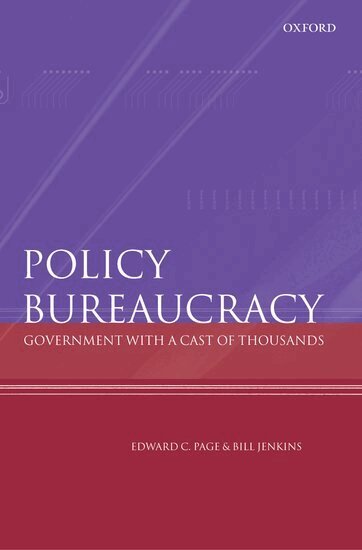 Edward C Page, Bill Jenkins - Policy Bureaucracy, Inbunden