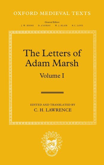 Hugh Lawrence - The Letters of Adam Marsh, Inbunden