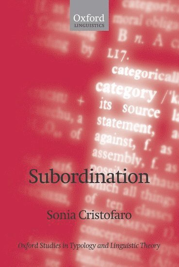 Subordination 1