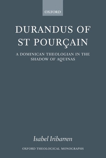 bokomslag Durandus of St Pourcain