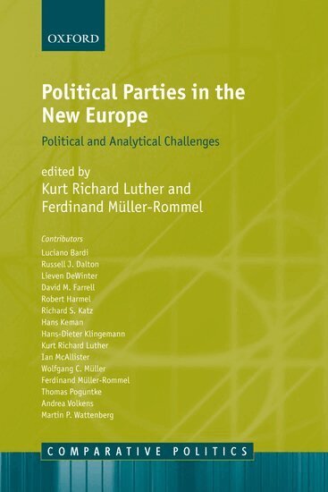 Kurt Richard Luther, Ferdinand Müller-Rommel - Political Parties in the New Europe, Häftad
