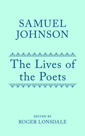 Roger Lonsdale - Samuel Johnson's Lives of the Poets, Inbunden