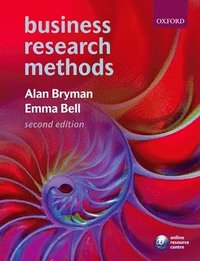 bokomslag Business research methods