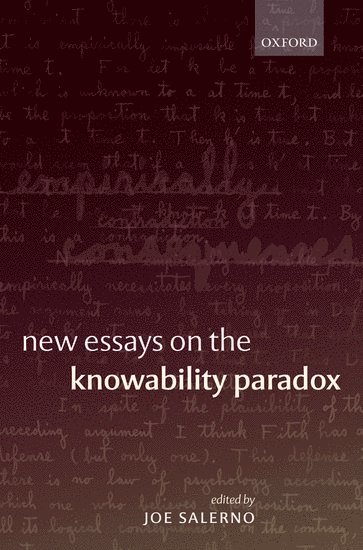 New Essays on the Knowability Paradox 1