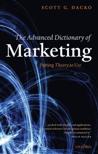 bokomslag The Advanced Dictionary of Marketing