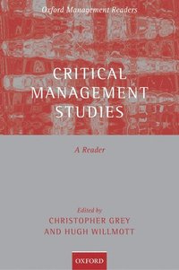 bokomslag Critical Management Studies