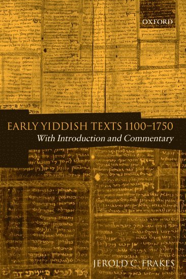 bokomslag Early Yiddish Texts 1100-1750