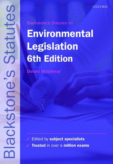 Blackstone's Environmental Legislation 1