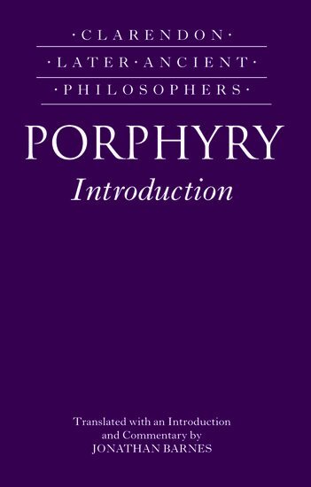 Jonathan Barnes - Porphyry's Introduction, Häftad