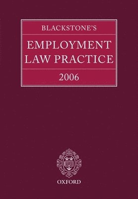bokomslag Blackstone's Employment Law Practice