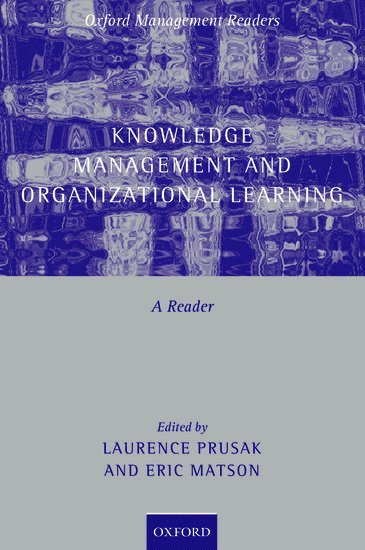 bokomslag Knowledge Management and Organizational Learning