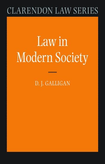 bokomslag Law in Modern Society