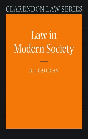 bokomslag Law in Modern Society