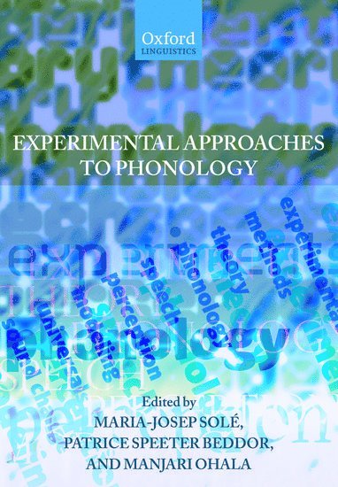 bokomslag Experimental Approaches to Phonology