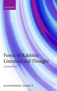 bokomslag Forms of Rabbinic Literature and Thought