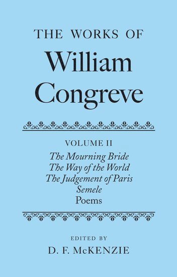 The Works of William Congreve 1