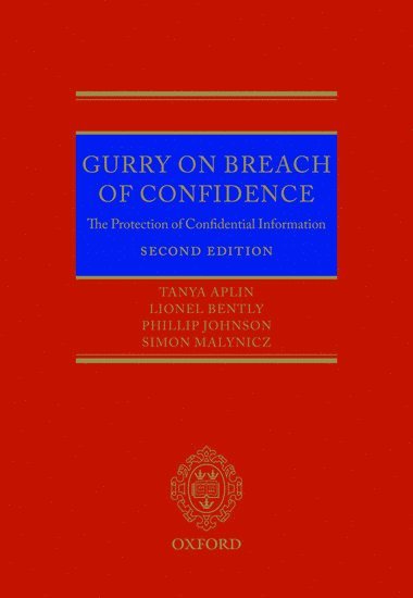 Gurry on Breach of Confidence