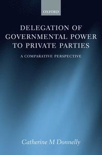 bokomslag Delegation of Governmental Power to Private Parties