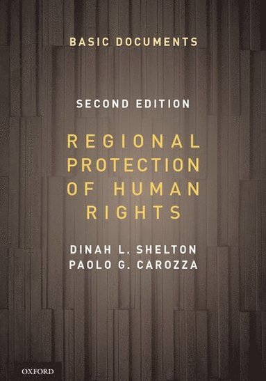 bokomslag Regional Protection of Human Rights: Documentary Supplement