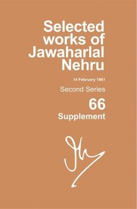 bokomslag Selected Works Of Jawaharlal Nehru, Second Series, Vol 66 (supplement)