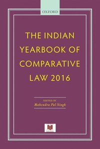 bokomslag The Indian Yearbook of Comparative Law 2016