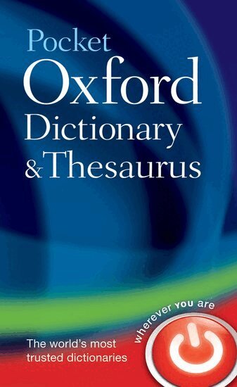Oxford Languages, Sara Hawker - Pocket Oxford Dictionary and Thesaurus, Inbunden