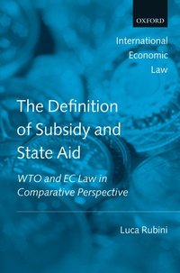 bokomslag The Definition of Subsidy and State Aid
