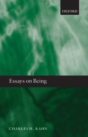 Charles H. Kahn - Essays on Being, Inbunden