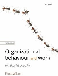 bokomslag Organizational Behaviour and Work: A Critical Introduction