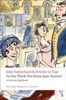 bokomslag So You Think You Know Jane Austen?