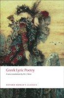 bokomslag Greek Lyric Poetry