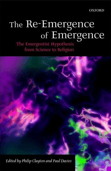 Philip Clayton, Paul Davies - The Re-Emergence of Emergence, Häftad