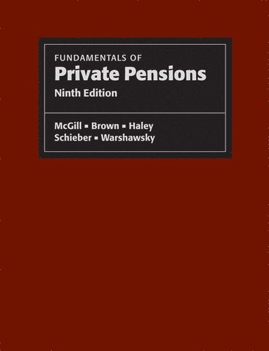 bokomslag Fundamentals of Private Pensions