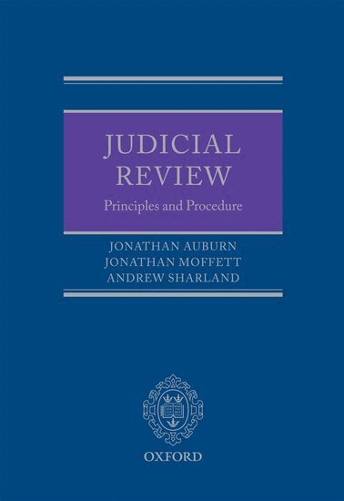 Jonathan Auburn, Jonathan Moffett, Andrew Sharland - Judicial Review, Inbunden