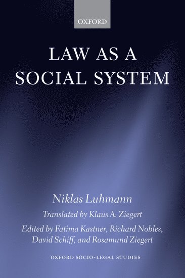 Law as a Social System 1