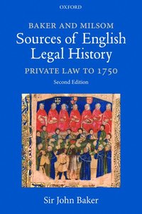 bokomslag Baker and Milsom Sources of English Legal History