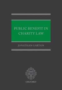bokomslag Public Benefit in Charity Law