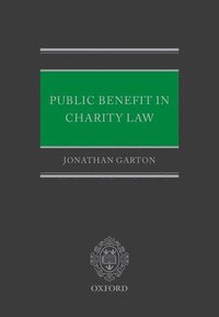bokomslag Public Benefit in Charity Law