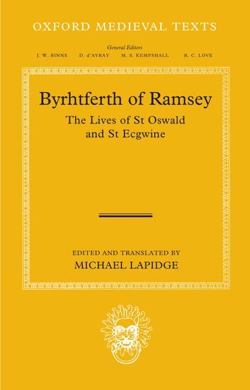 Michael Lapidge - Byrhtferth of Ramsey, Inbunden
