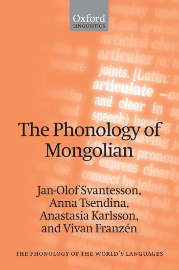 The Phonology of Mongolian 1