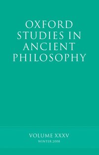 bokomslag Oxford Studies in Ancient Philosophy XXXV